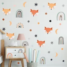 New Cartoon Fox Rainbow Children's Bedroom Porch Home Wall Background Beautification Wall Stickers Self-adhesive
New Cartoon Fox Rainbow Children's Bedroom Porch Home Wall Background Beautification Wall Stickers Self-adhesive