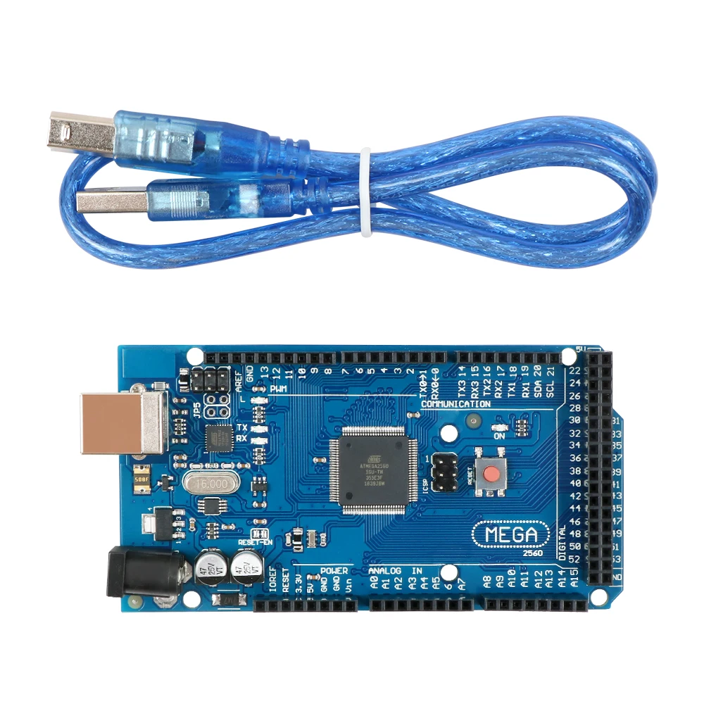 USB-плата MEGA2560 MEGA 2560 R3 ATmega2560-16AU CH340G AVR, макетная плата MEGA2560 для
USB-плата MEGA2560 MEGA 2560 R3 ATmega2560-16AU CH340G AVR, макетная плата MEGA2560 для