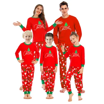 Christmas Parent-child Pajamas Set Autumn Winter 2pcs Sleepwear Print Casual Nightwear Sleep Set Long Sleeve Homewear Pijamas
Christmas Parent-child Pajamas Set Autumn Winter 2pcs Sleepwear Print Casual Nightwear Sleep Set Long Sleeve Homewear Pijamas