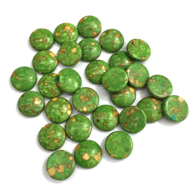 20PCS Natural Stones Green turquoise Jade Stone Cabochon No Hole Beads for Making Jewelry DIY Ring accessories Scattered beads
20PCS Natural Stones Green turquoise Jade Stone Cabochon No Hole Beads for Making Jewelry DIY Ring accessories Scattered beads