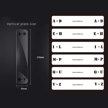 6pcs Index Tag Practical Record Divider Alphabet Tab Classification Card A-Z CD Turntable Sorting Label Music Vinyl Acrylic
6pcs Index Tag Practical Record Divider Alphabet Tab Classification Card A-Z CD Turntable Sorting Label Music Vinyl Acrylic