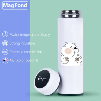 Bear 500ML Thermos Vacuum Flasks Temperature Display Stainless Steel Water Bottle Travel Coffee Tea Mug Cup Warm 
Bear 500ML Thermos Vacuum Flasks Temperature Display Stainless Steel Water Bottle Travel Coffee Tea Mug Cup Warm