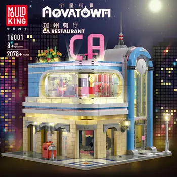 Mould King City Streetview MOC-32566 Creative Street View Downtown Diner California Model Building Blocks Bricks Set Toys Gifts
Mould King City Streetview MOC-32566 Creative Street View Downtown Diner California Model Building Blocks Bricks Set Toys Gifts