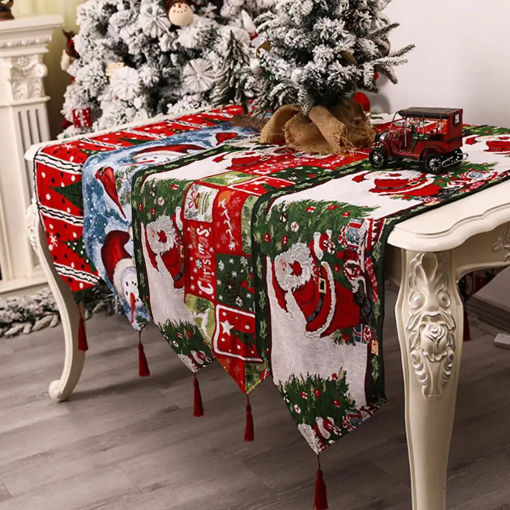 2020 Creative Christmas Table Runner Living Room Table Dress up at Home for Kitchen Dining Merry Christmas Decorations
2020 Creative Christmas Table Runner Living Room Table Dress up at Home for Kitchen Dining Merry Christmas Decorations