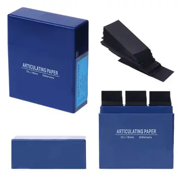 Blue 300 Sheet/box Dental Articulating Paper Strips Dental Lab Product Tool Oral Teeth Care Whitening Material 7.2*6.2*2.3cm Hot 
Blue 300 Sheet/box Dental Articulating Paper Strips Dental Lab Product Tool Oral Teeth Care Whitening Material 7.2*6.2*2.3cm Hot