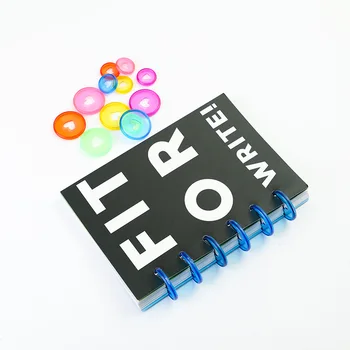 24mm 12PCS notebook color disk buckle binding ring loose-leaf button mushroom hole hand book accessories
24mm 12PCS notebook color disk buckle binding ring loose-leaf button mushroom hole hand book accessories