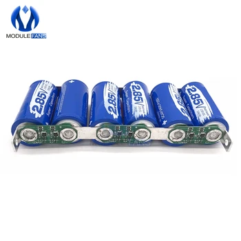 Super Farad Capacitor 17V 566F Ultracapacitor 6pcs 2.85V 3400F Automotive Rectifier With Protection Board Module For Car
Super Farad Capacitor 17V 566F Ultracapacitor 6pcs 2.85V 3400F Automotive Rectifier With Protection Board Module For Car