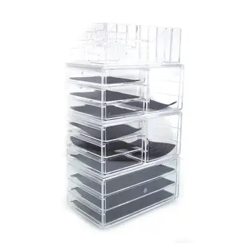 Home Storage Rack Decorations Shelf 4Pcs / Set Plastic Cosmetics Storage Rack Transparent Home Storage Gadgets Accessories
Home Storage Rack Decorations Shelf 4Pcs / Set Plastic Cosmetics Storage Rack Transparent Home Storage Gadgets Accessories