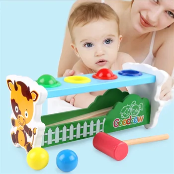 Wooden Toys Baby Colored Knocking Pile Platform Educational Toys For Children Driving Pile Abutment Kids Toy
Wooden Toys Baby Colored Knocking Pile Platform Educational Toys For Children Driving Pile Abutment Kids Toy