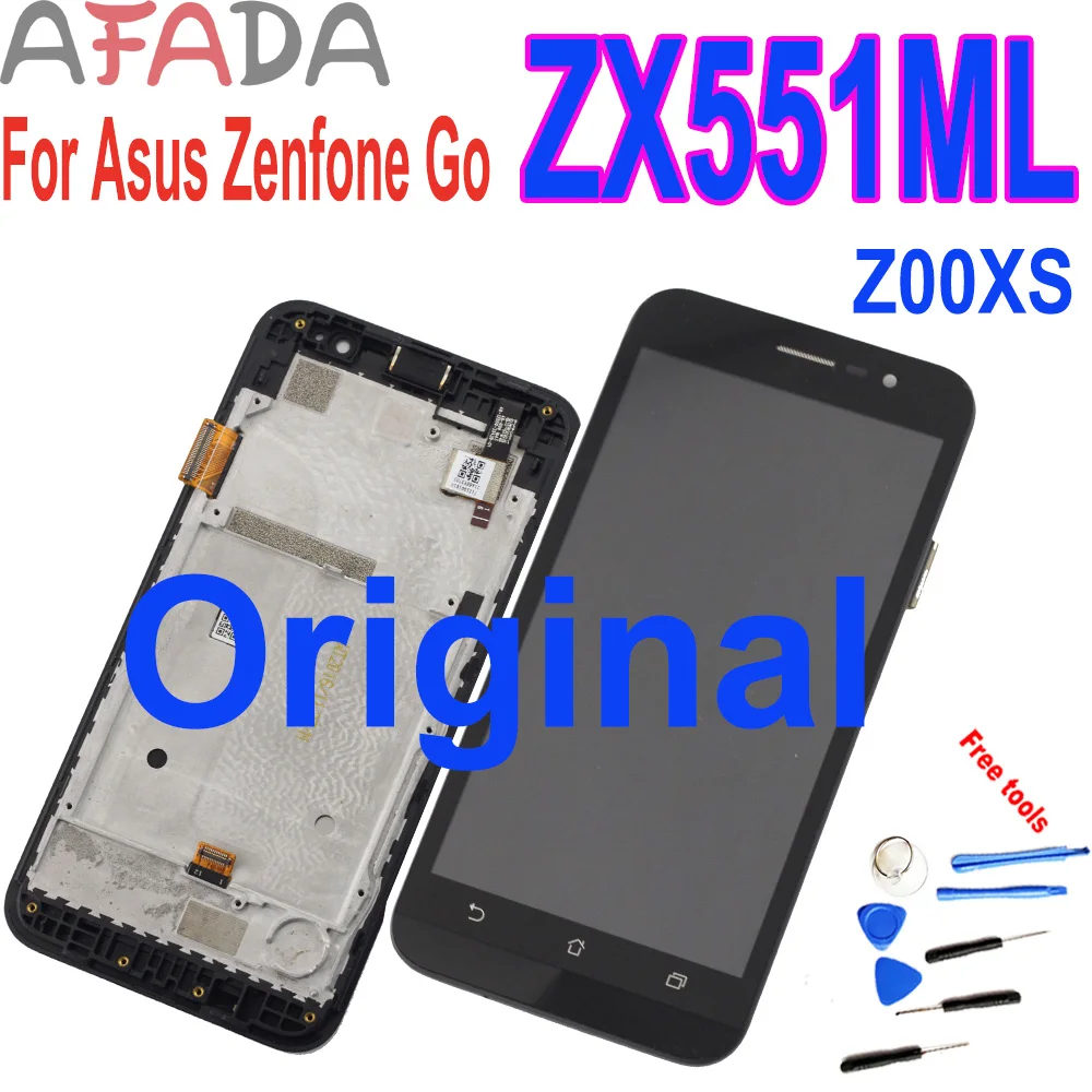 

5.5'' For Asus Zenfone Zoom ZX551ML LCD Display Touch Screen Digitizer Assembly with Frame Screen Replacement ZOOM Z00XS LCD