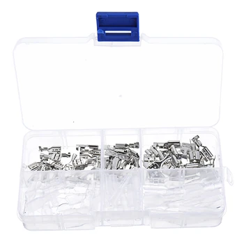 120pcs 2.8 4.8 6.3 Insert Plug Spring Sheathed Wire Terminal Connector Cold Pressed Terminal 0.5-2.5mm2 Connector Accessory
120pcs 2.8 4.8 6.3 Insert Plug Spring Sheathed Wire Terminal Connector Cold Pressed Terminal 0.5-2.5mm2 Connector Accessory