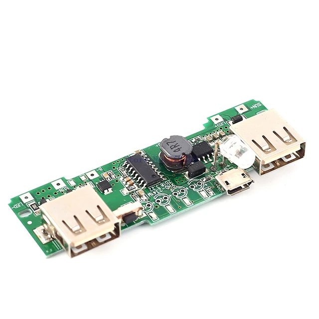 A7-- Dual USB Mobile Display Power Boost Module Solar Charging Circuit 5V 2A Charger Step UP Module
A7-- Dual USB Mobile Display Power Boost Module Solar Charging Circuit 5V 2A Charger Step UP Module