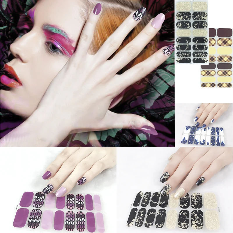 16tips/sheet Marble Glitter Element Nail Art Stickers Environmental Full Cover Adhesive Nail Wraps DIY Salon Manicure Decoration
16tips/sheet Marble Glitter Element Nail Art Stickers Environmental Full Cover Adhesive Nail Wraps DIY Salon Manicure Decoration