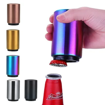 1pcs Magnetic Automatic Beer Opener Stainless Steel Bottle Opener Portable Magnet Wine Openers Bar Tools Press Type Opener
1pcs Magnetic Automatic Beer Opener Stainless Steel Bottle Opener Portable Magnet Wine Openers Bar Tools Press Type Opener