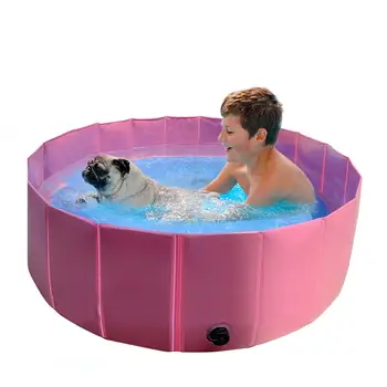 Pet Swimming Pool Foldable Dog Bathing Tub Water Pool Outdoor Leakproof Pet Paddling Pool Round PVC Pool For Dogs Cats Kids 
Pet Swimming Pool Foldable Dog Bathing Tub Water Pool Outdoor Leakproof Pet Paddling Pool Round PVC Pool For Dogs Cats Kids