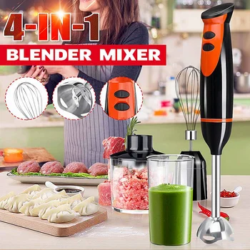 220V 4-in-1 Stainless Steel Handheld Blender Mixer Vegetable Meat Grinder Beef Detachable Egg Beater Electric Food Processor
220V 4-in-1 Stainless Steel Handheld Blender Mixer Vegetable Meat Grinder Beef Detachable Egg Beater Electric Food Processor