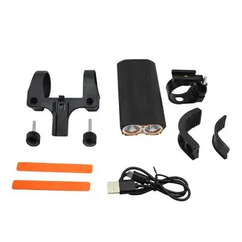 USB Charging Bike Front Light 2*T6 LED Head Lamp Cycling Flashlight 4 Modes Bicycle Headlight
USB Charging Bike Front Light 2*T6 LED Head Lamp Cycling Flashlight 4 Modes Bicycle Headlight