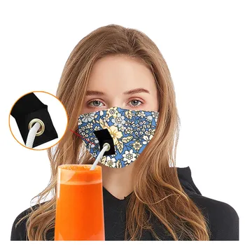 Adult Face Mask Cloth Reusable Face Shield with Hole for Straw Breathable Mouth Cover Mouth Mask Washable mond masker
Adult Face Mask Cloth Reusable Face Shield with Hole for Straw Breathable Mouth Cover Mouth Mask Washable mond masker