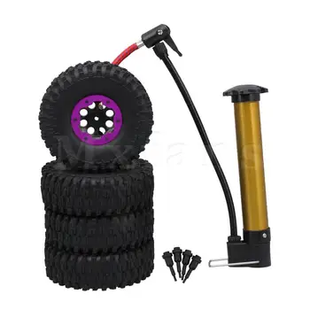 Mxfans 4xRC1:10 Rock Crawler Inflatable Tyre & Purple Beadlock 8 Hole Black Rim 
Mxfans 4xRC1:10 Rock Crawler Inflatable Tyre & Purple Beadlock 8 Hole Black Rim