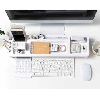 Plastic Office Storage Rack Desk Organizer Table Stationery Holder Desktop Organizer for Computer/Keyboard/Textbooks/Pad/Phone
Plastic Office Storage Rack Desk Organizer Table Stationery Holder Desktop Organizer for Computer/Keyboard/Textbooks/Pad/Phone