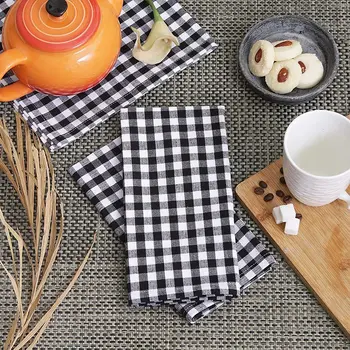 Cotton Dinner Napkins Black & White Check, Set of 12 (20 x 20 Inches), over Sized, Embroidery and Print, Lint Free, Quick Dry, H
Cotton Dinner Napkins Black & White Check, Set of 12 (20 x 20 Inches), over Sized, Embroidery and Print, Lint Free, Quick Dry, H