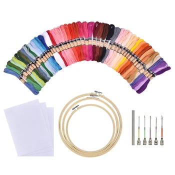 50 Colors Skeins Embroidery Thread Needle Threads Floss Hoop Stitching Knitting Women Mom DIY Cross Stitch Sewing Accessories
50 Colors Skeins Embroidery Thread Needle Threads Floss Hoop Stitching Knitting Women Mom DIY Cross Stitch Sewing Accessories