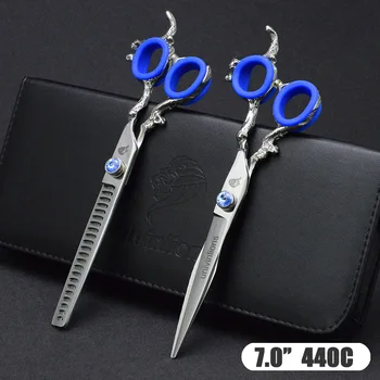 7" Pet Straight & Thinning Scissors Pet Dog Gromming Scissors Kit Pet Cutting ScissorsThinning Shears for Dog Animails Cat
7" Pet Straight & Thinning Scissors Pet Dog Gromming Scissors Kit Pet Cutting ScissorsThinning Shears for Dog Animails Cat