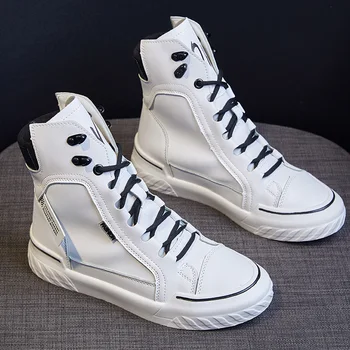 High-top women sneakers classic Lace-up Women fashion casual shoes Thick bottom Hard-Wearing design white shoes vulcanized shoes
High-top women sneakers classic Lace-up Women fashion casual shoes Thick bottom Hard-Wearing design white shoes vulcanized shoes