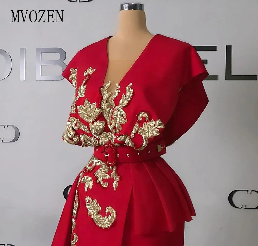 Vesstido Red Mermaid Evening Dress Gold Embroidery Flower V-Neck Sleeveless High Split Long Evening Dresses 2020 Soiree
Vesstido Red Mermaid Evening Dress Gold Embroidery Flower V-Neck Sleeveless High Split Long Evening Dresses 2020 Soiree