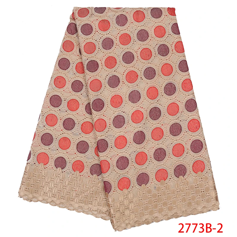 High Quality Swiss Voile Lace in Switzerland Cotton Lace Fabric Newest African Dry Embroidered Lace Fabric with Stones KS2773B-2
High Quality Swiss Voile Lace in Switzerland Cotton Lace Fabric Newest African Dry Embroidered Lace Fabric with Stones KS2773B-2