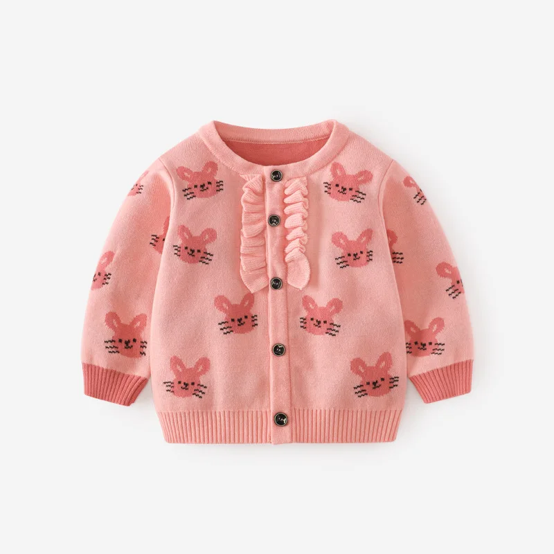 KISBINI New Knitted Sweater For Baby Girls Rabbit Design Button Cardigan Sweater Thick Warm Autumn Clothes Toddler Girls
KISBINI New Knitted Sweater For Baby Girls Rabbit Design Button Cardigan Sweater Thick Warm Autumn Clothes Toddler Girls