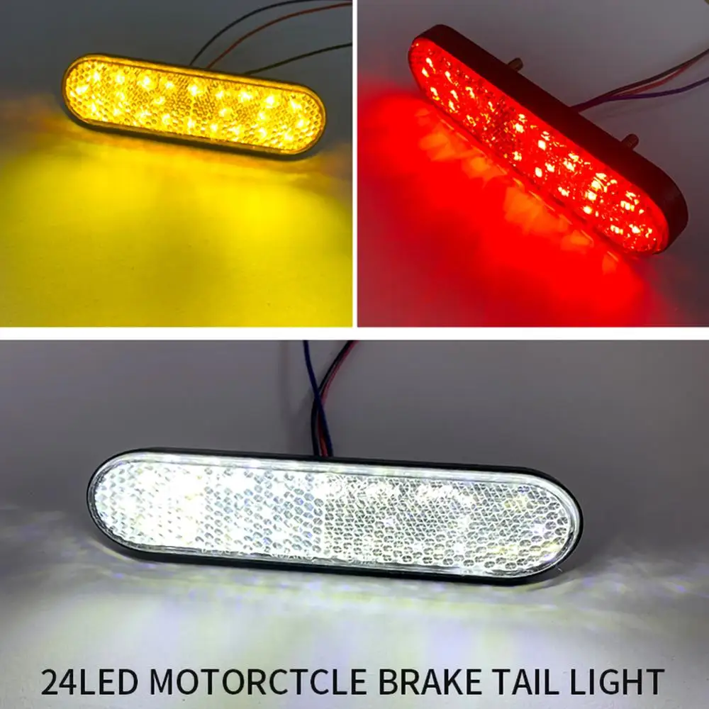 Rectangle LED Reflectors Brake Light for Universal Motorcycle car truck high performance waterproof rear lights tail light
Rectangle LED Reflectors Brake Light for Universal Motorcycle car truck high performance waterproof rear lights tail light
