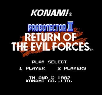 Probotector 2 - Return of the Evil Forces 60 Pins English Version Game Cartridge for 8 Bit 60pin Game Console
Probotector 2 - Return of the Evil Forces 60 Pins English Version Game Cartridge for 8 Bit 60pin Game Console