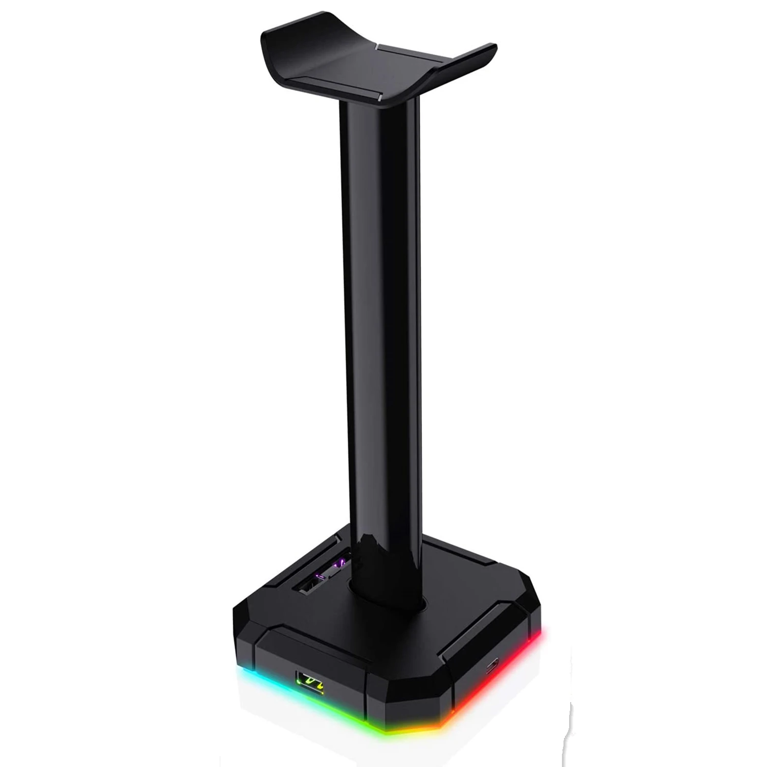 Redragon HA300 Gaming Headset Stand RGB Backlit Aluminum Supporting Bar Non-Slip Solid Rubber Base 4X USB 2.0 for All Headphones
Redragon HA300 Gaming Headset Stand RGB Backlit Aluminum Supporting Bar Non-Slip Solid Rubber Base 4X USB 2.0 for All Headphones