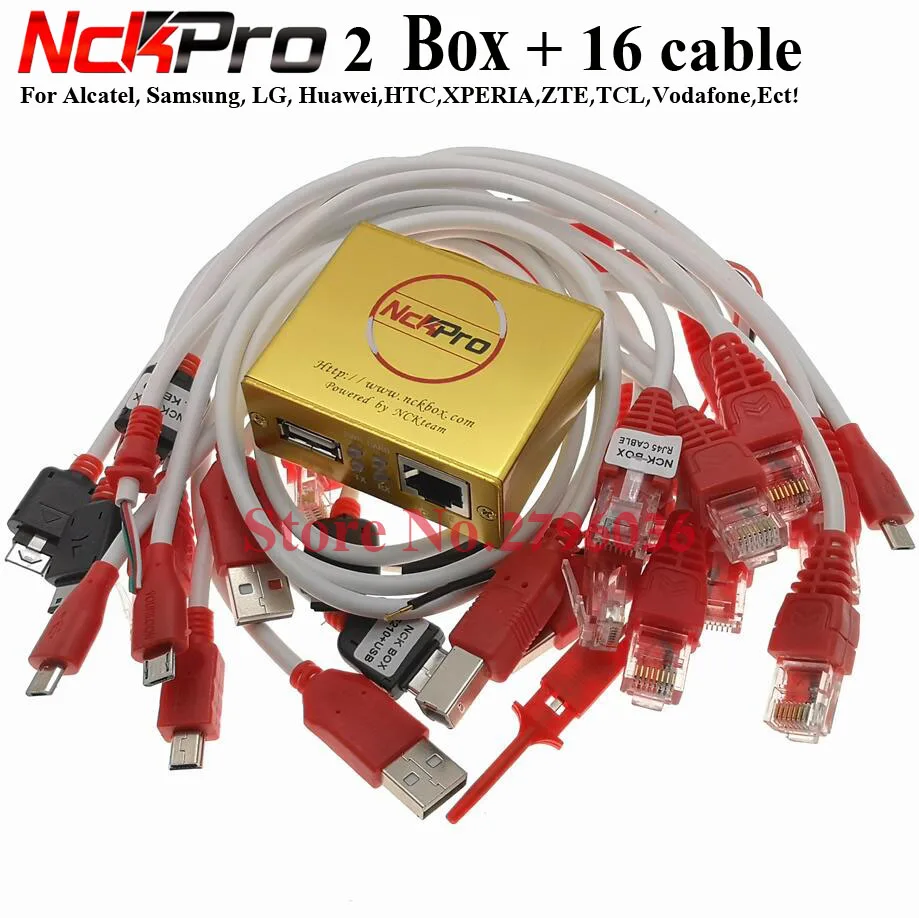2021 NCK PRO 2 BOX ( nck box + umt в 1 ) 16 кабелей | Мобильные телефоны и аксессуары