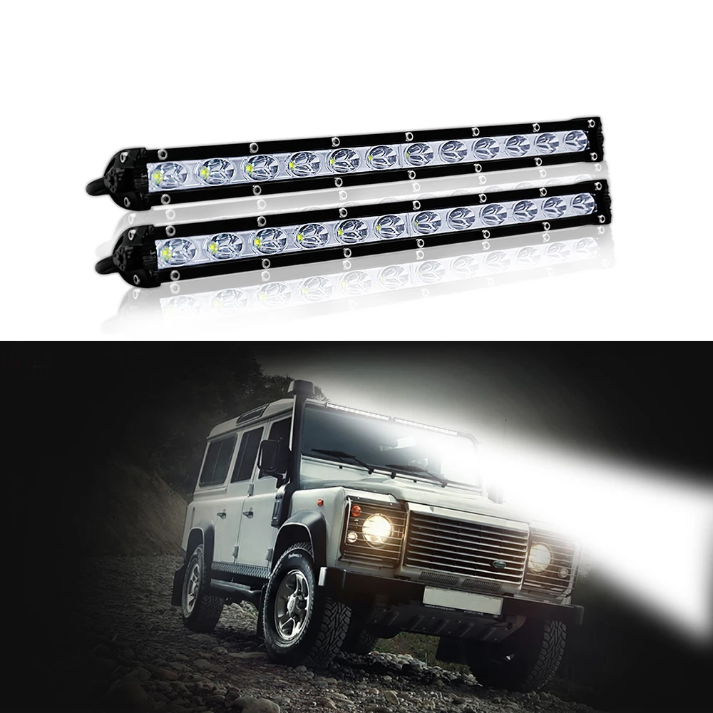 13'' 13inch Single Row Led 4x4 Offroad Work Light Bar for Off Road 4WD Trucks SUV ATV 12V 24V Trailer Motorcycle 36W Car Lights
13'' 13inch Single Row Led 4x4 Offroad Work Light Bar for Off Road 4WD Trucks SUV ATV 12V 24V Trailer Motorcycle 36W Car Lights