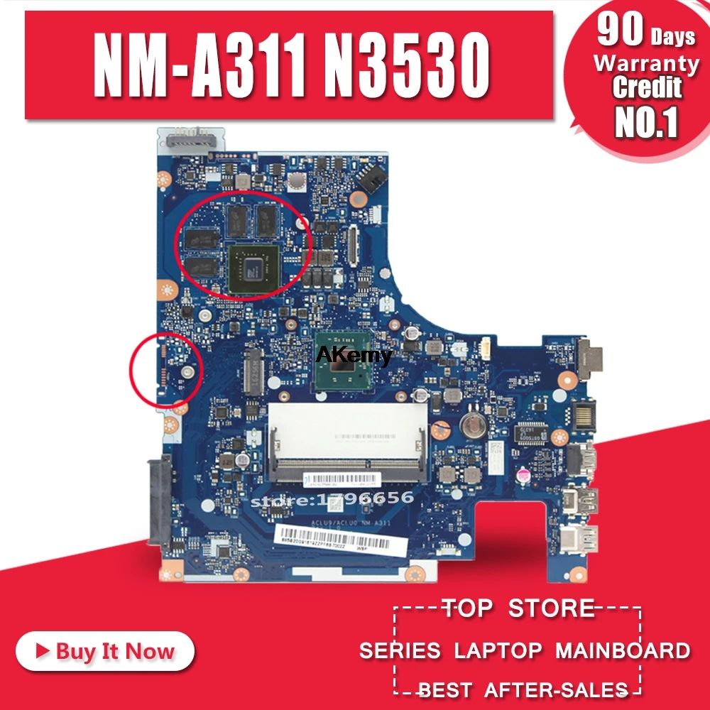 G50-30 Motherboard FRU:5B20G91616 For Lenovo G50-30 Laptop Motherboard ACLU9/ACLU0 NM-A311 SR1YW N3540 DDR3 820M 1GB
G50-30 Motherboard FRU:5B20G91616 For Lenovo G50-30 Laptop Motherboard ACLU9/ACLU0 NM-A311 SR1YW N3540 DDR3 820M 1GB