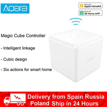 Aqara Magic Cube Controller ZigBee Version Controlled by Six Actions For Smart Home Devic Work With Mihome App
Aqara Magic Cube Controller ZigBee Version Controlled by Six Actions For Smart Home Devic Work With Mihome App