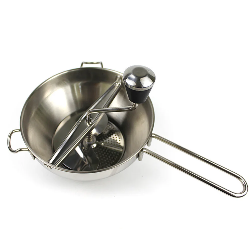 Fruit Professional Shredding Sieve 3 Perforated Discs Grater Food Blender Baby Cooking Vegetable Mill Mud Stainless Steel Jam
Fruit Professional Shredding Sieve 3 Perforated Discs Grater Food Blender Baby Cooking Vegetable Mill Mud Stainless Steel Jam