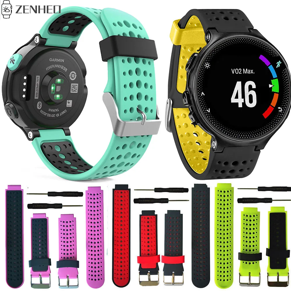 Silicone Strap Replacement Watchband For Garmin Forerunner 220/230/235/620/630 Smart Watch Band Accessories with Removal Tool
Silicone Strap Replacement Watchband For Garmin Forerunner 220/230/235/620/630 Smart Watch Band Accessories with Removal Tool