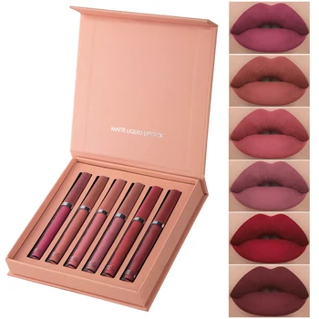 6pcs Matte Lipsticks Waterproof Non-Stick Cup Lip Makeup Cosmetic Longlasting Lip Gloss Smooth Lipsticks Set Bright Rich Colors
6pcs Matte Lipsticks Waterproof Non-Stick Cup Lip Makeup Cosmetic Longlasting Lip Gloss Smooth Lipsticks Set Bright Rich Colors