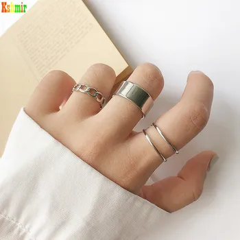 Kshmir Contracted Creative Alternative Hip-hop Personality Tide Female Ring Made of Metal Cocktail Ring Wedding Women Hyperbole
Kshmir Contracted Creative Alternative Hip-hop Personality Tide Female Ring Made of Metal Cocktail Ring Wedding Women Hyperbole