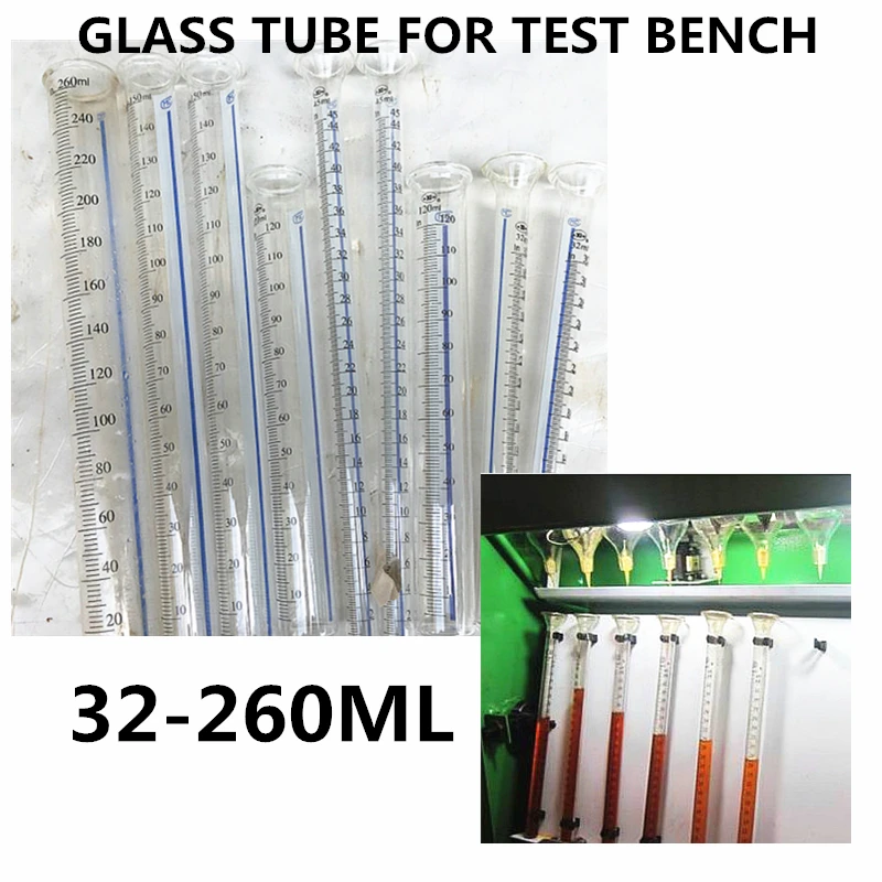 32-260ml Glass Measuring Cylinder For Diesel Injection Pump Test Bench, Common Rail Test Bench
32-260ml Glass Measuring Cylinder For Diesel Injection Pump Test Bench, Common Rail Test Bench
