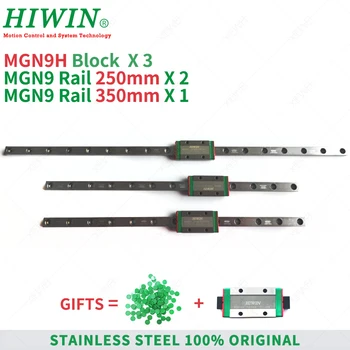 Free Shipping HIWIN Stainless Steel MGN9 250mm 350mm linear guide rail with MGN9H slide blocks Carriages for 3d kit printer
Free Shipping HIWIN Stainless Steel MGN9 250mm 350mm linear guide rail with MGN9H slide blocks Carriages for 3d kit printer