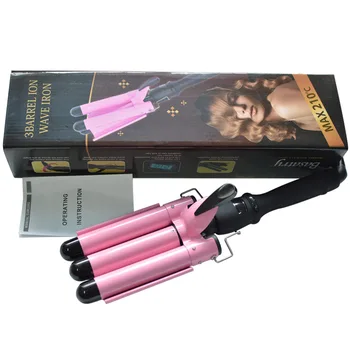 Salon Styler Crimper Hair Curling Iron 28mm 32mm Ceramic Triple Barrel Hair Curler Irons Hair Wave Waver Styling Tool Profession
Salon Styler Crimper Hair Curling Iron 28mm 32mm Ceramic Triple Barrel Hair Curler Irons Hair Wave Waver Styling Tool Profession