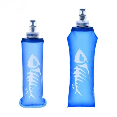 

250/500ml Soft Flask Folding Collapsible 250ml/500ml Water Bottle TPU BPA Free Running Hydration Pack Waist Bag Vest Marathon