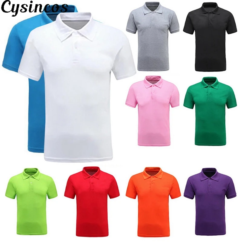 CYSINCOS Мужская рубашка поло брендовая одежда 2020 Летняя мужская с коротким рукавом