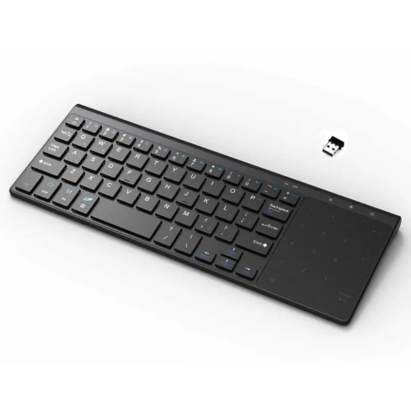 2.4G Wireless Mini Computer Keyboard Wireless Smart TV External Remote Keypad with USB Receiver
2.4G Wireless Mini Computer Keyboard Wireless Smart TV External Remote Keypad with USB Receiver