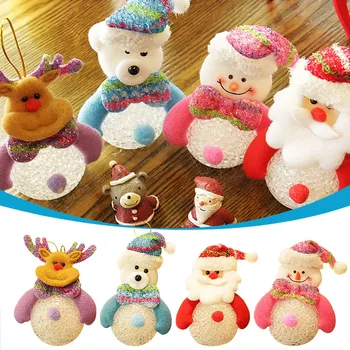 Christmas Decorations LED Light With Children Crystal Snowman Pendant новогодние украшения рождество navidad home decor 2020 new
Christmas Decorations LED Light With Children Crystal Snowman Pendant новогодние украшения рождество navidad home decor 2020 new