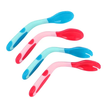 2 Sets of Baby Utensils Spoon Fork Children Feeding Training Tableware Easy Grip Eating Practice Spoon Fork for Toddlers (Pink+B
2 Sets of Baby Utensils Spoon Fork Children Feeding Training Tableware Easy Grip Eating Practice Spoon Fork for Toddlers (Pink+B